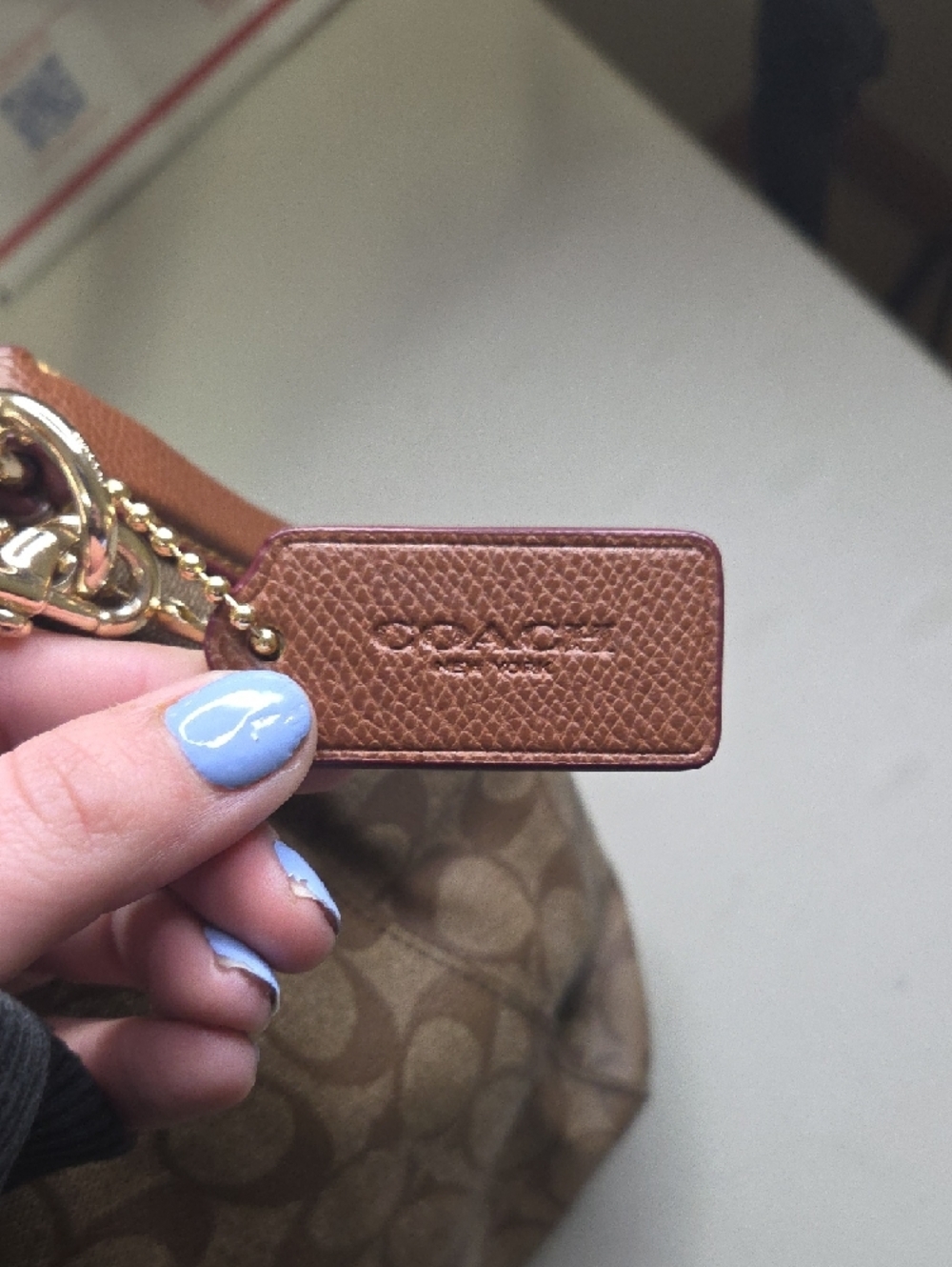 Coach Celeste  Brown Signature Canvas Shoulder Bag with Adjustable Strap - Picture 2 of 8